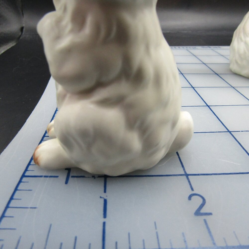 Two White Porcelain Rabbits - Picture 14 of 14
